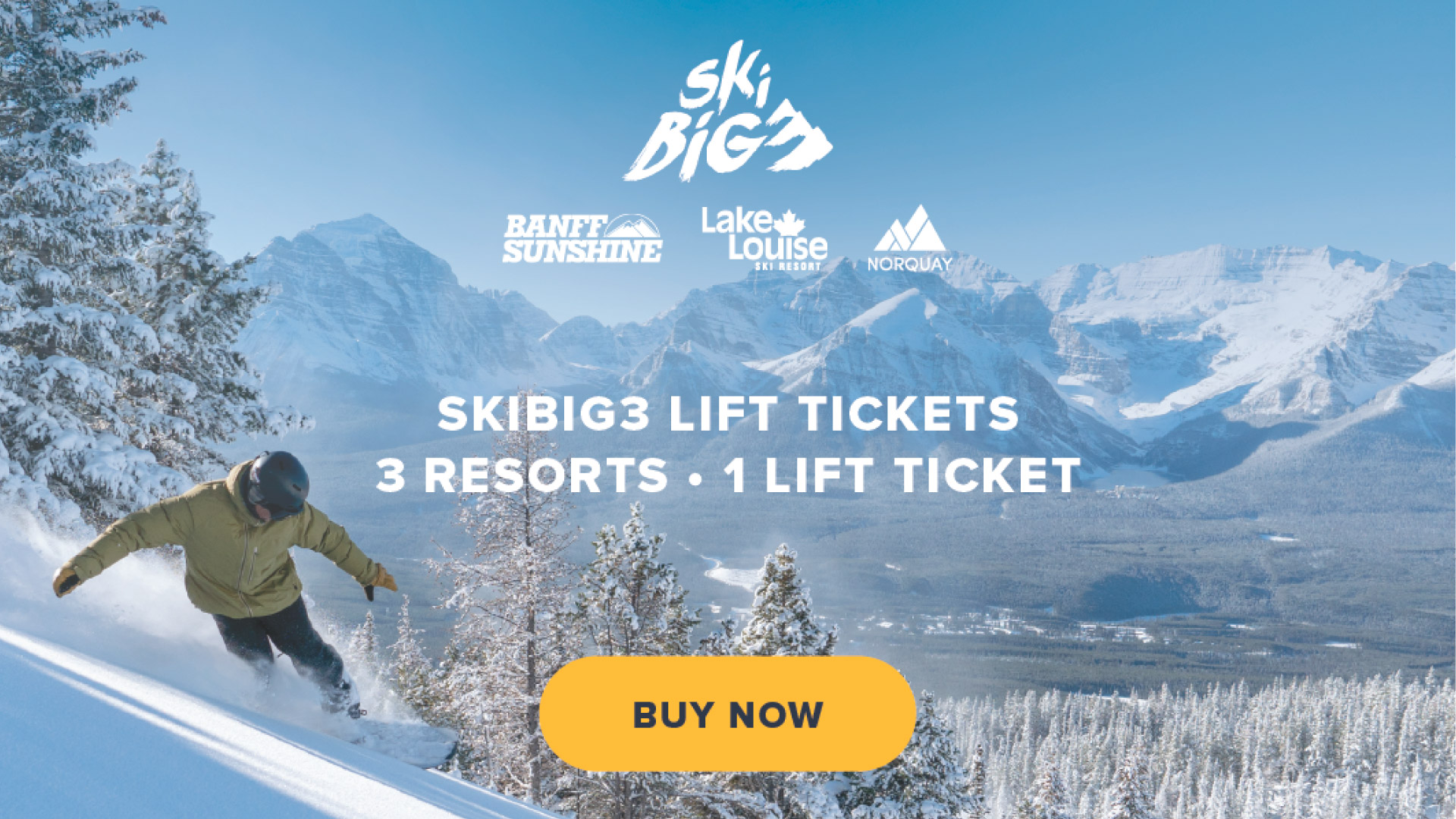 Ski Big 3 Lift Tickets - 3 Resorts 1 Lift Ticket