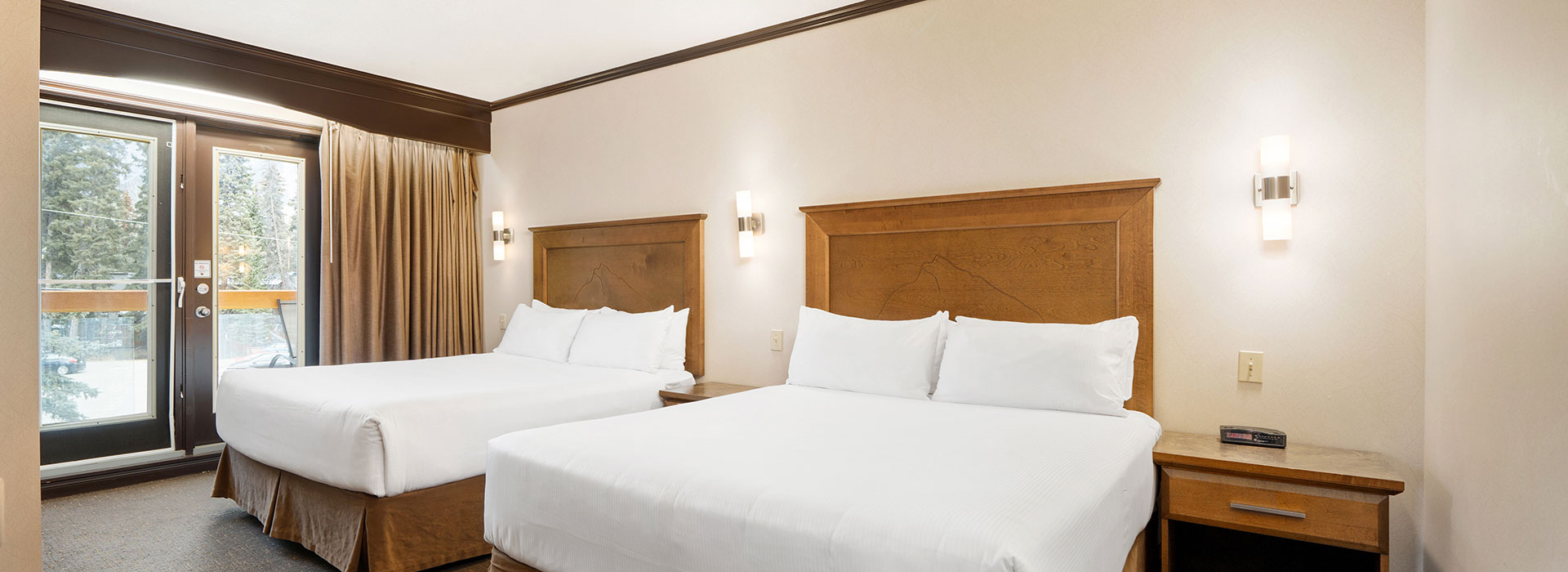 Two queen beds